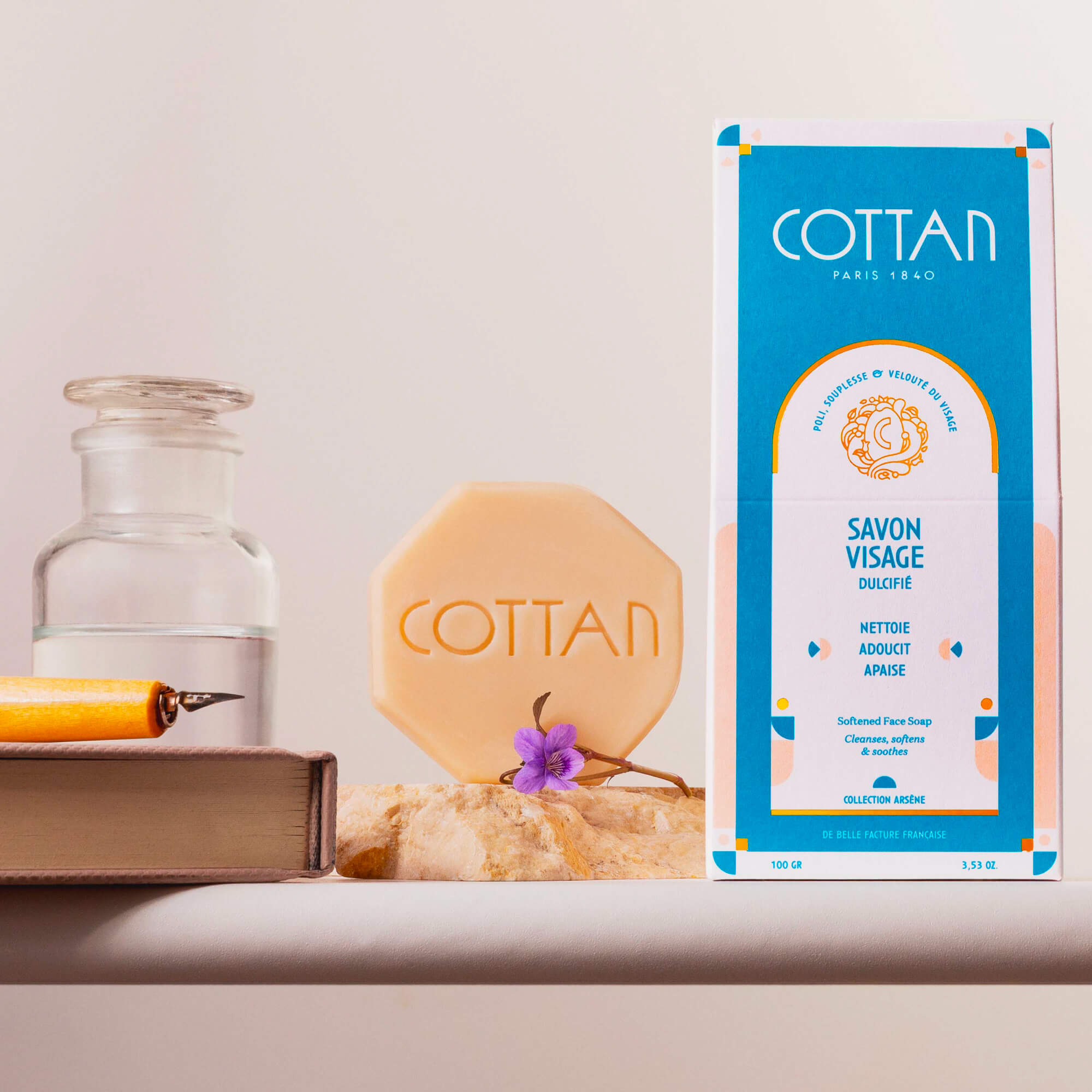 Gesüßte Gesichtsseife