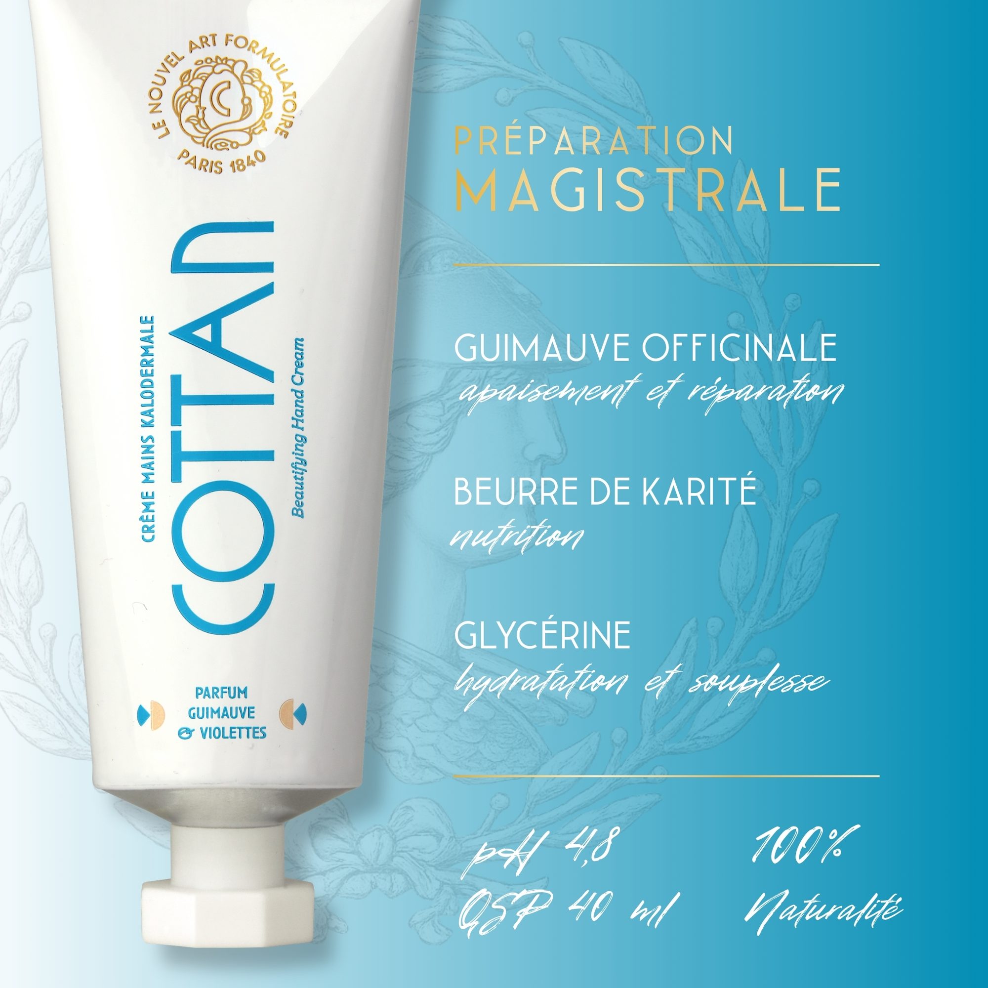 Crème Mains Kalodermale COTTAN — composition et actifs