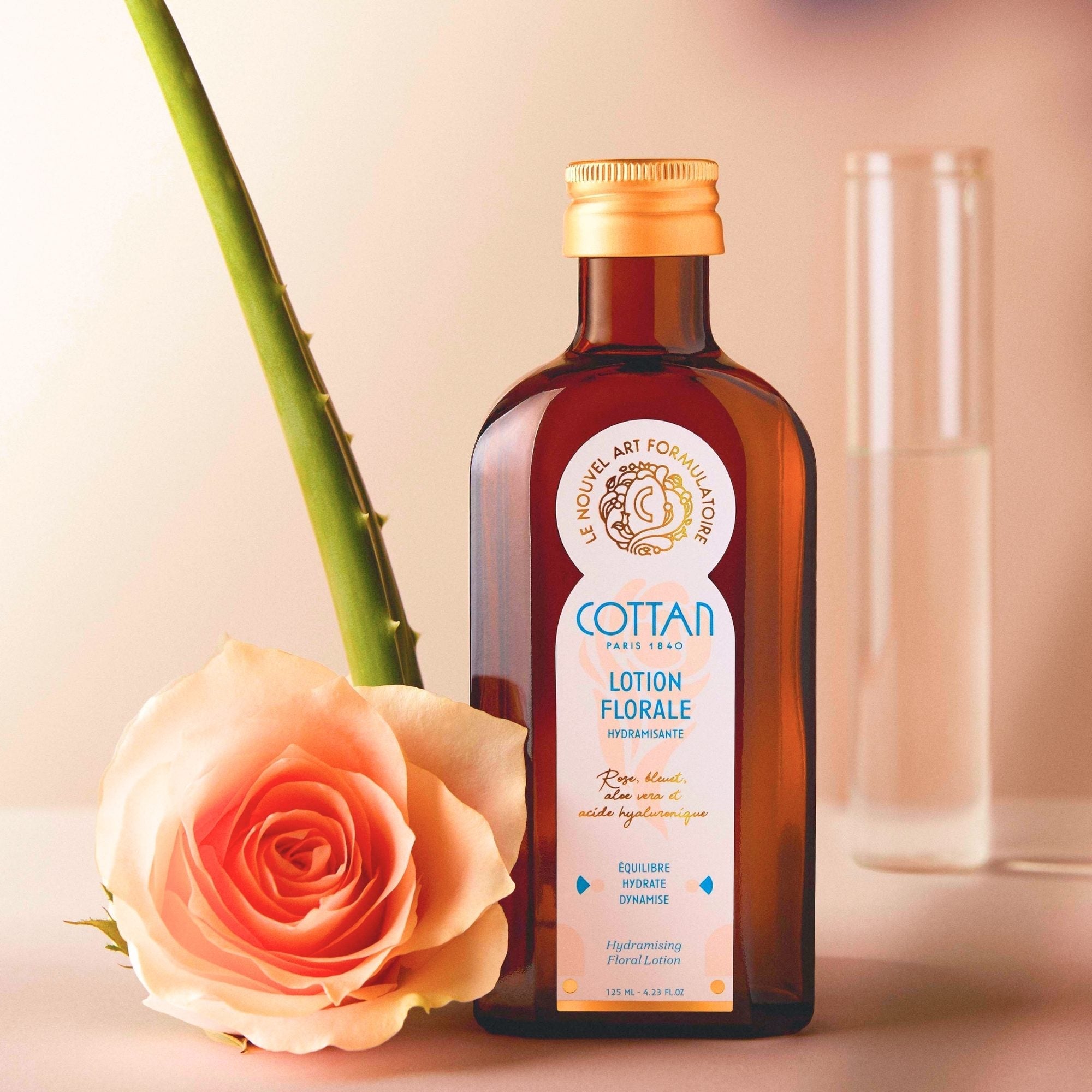 COTTAN Hydrating Floral Lotion — Handcrafted in a Laboratory