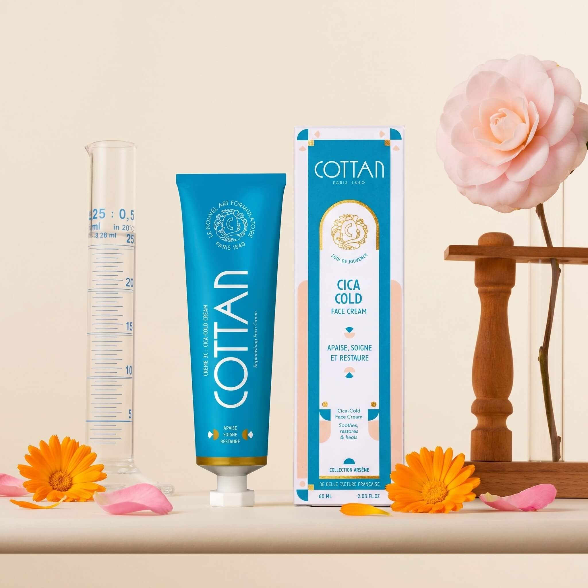 Crème Visage Cica - Cold - COTTAN