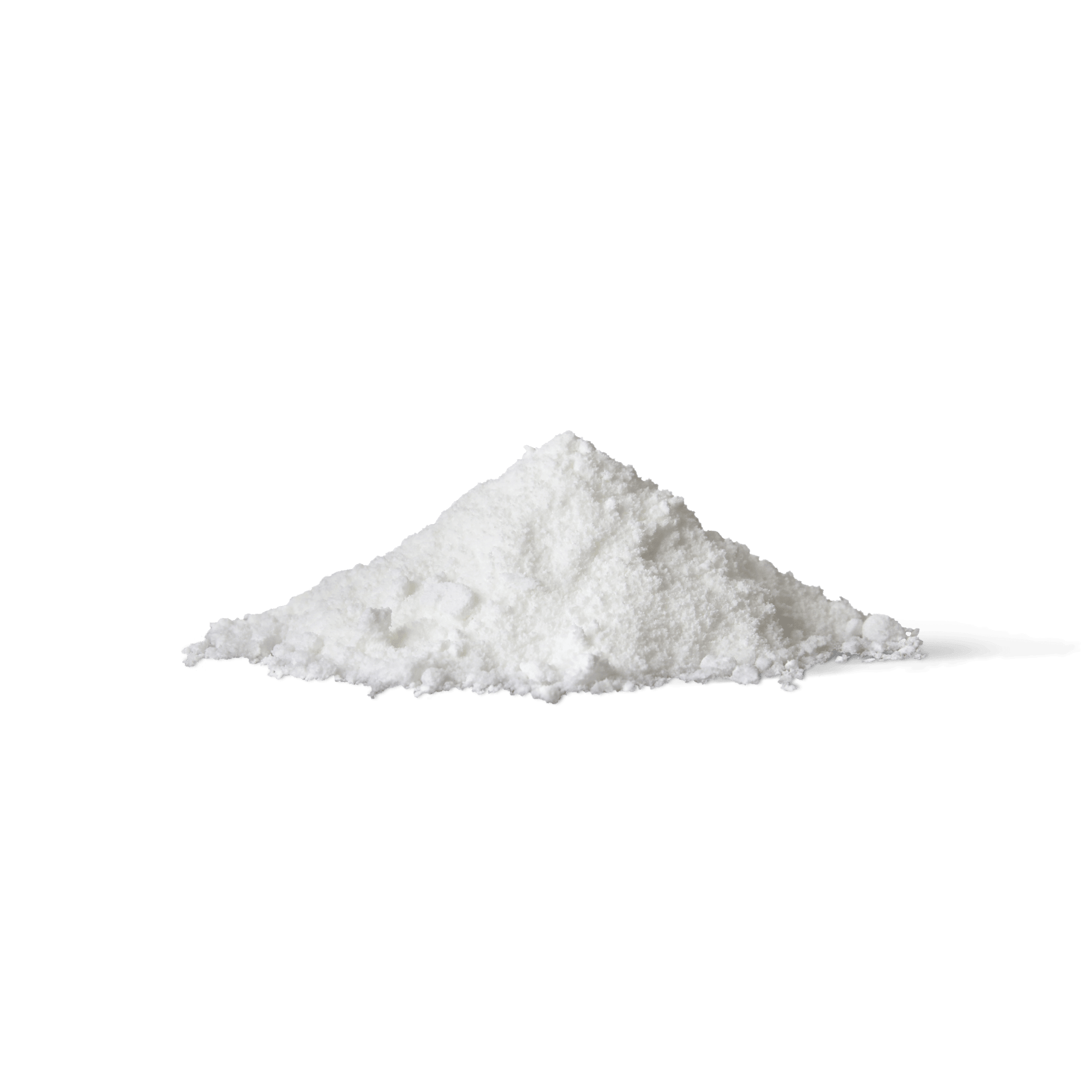 Photo of the powder alone, showing its fine, uniform texture outside of its packaging.