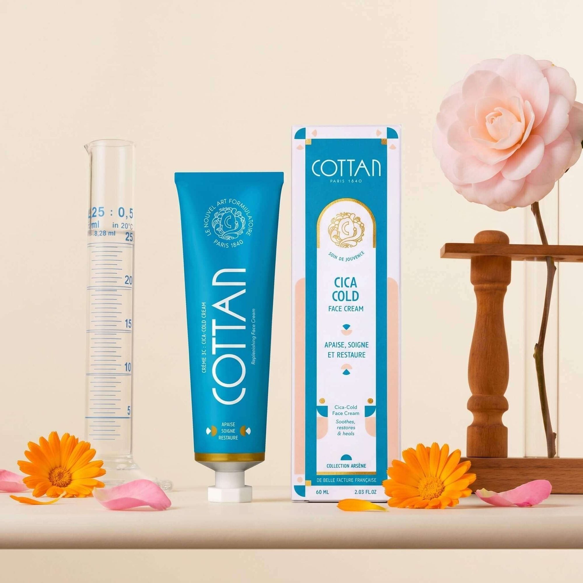 Crème Visage Cica-Cold COTTAN — histoire et savoir-faire de la maison
