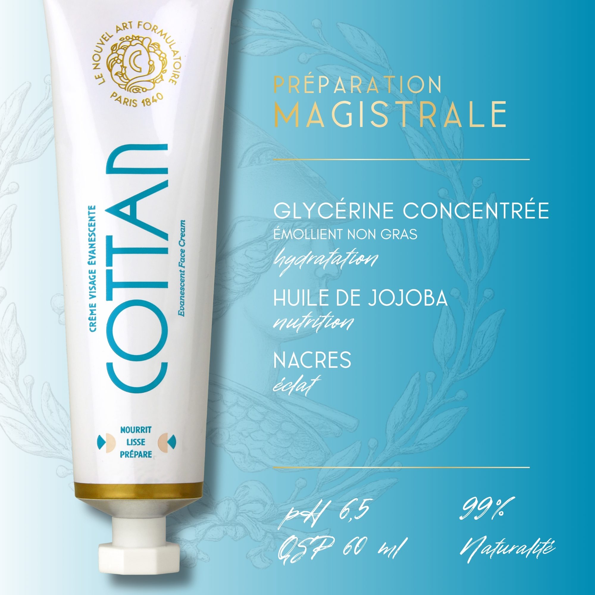 Crème Visage Évanescente - COTTAN