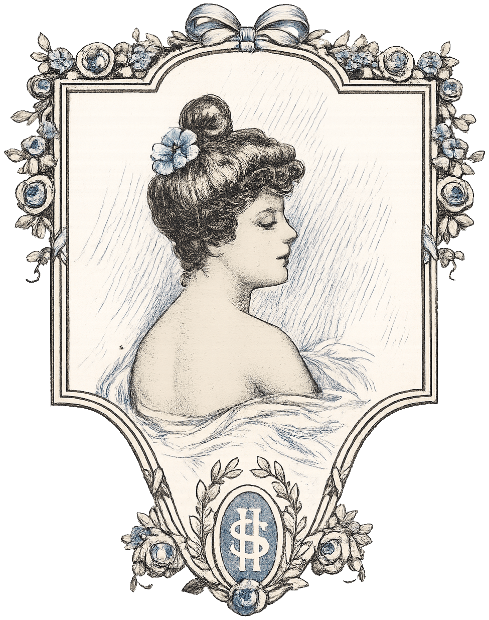 Framed female figure — emblem of the Hygienic Society